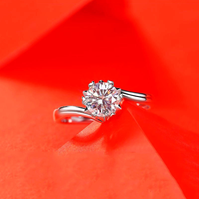 Moissan Diamond Ring