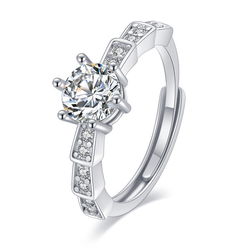 Moissan Diamond Ring