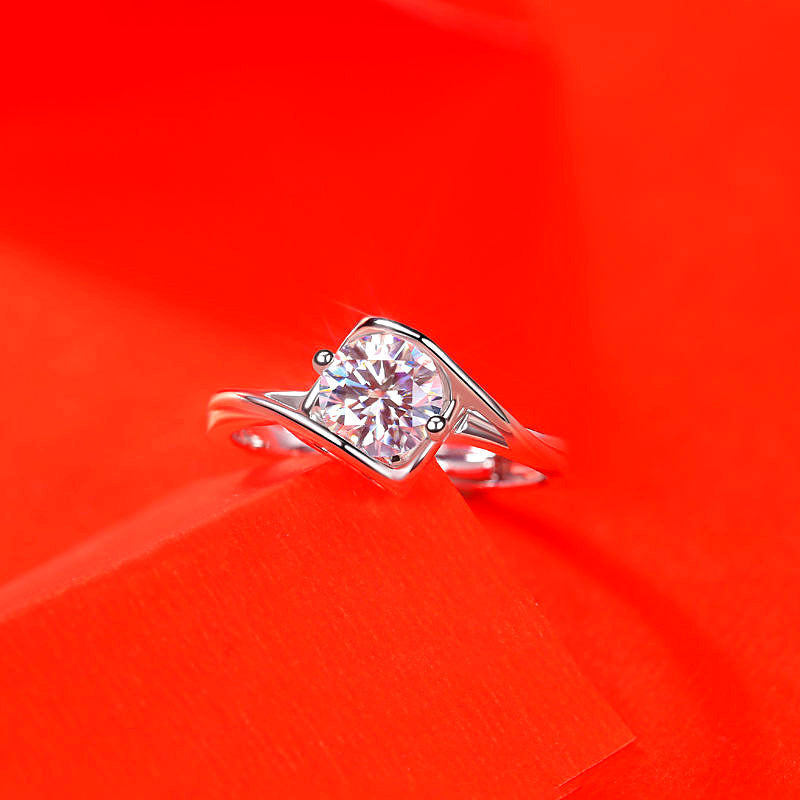 Moissan Diamond Ring