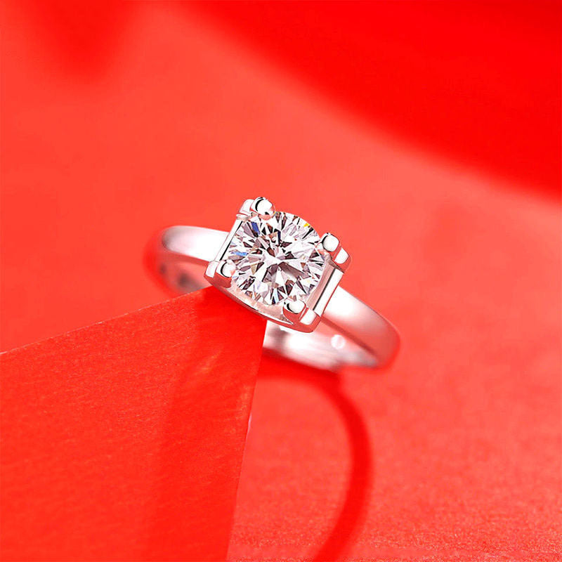 Moissan Diamond Ring