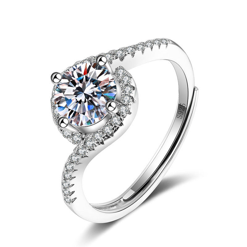 Moissan Diamond Ring