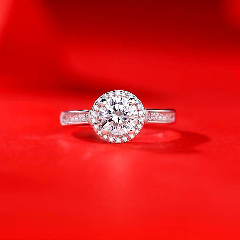 Moissan Diamond Ring