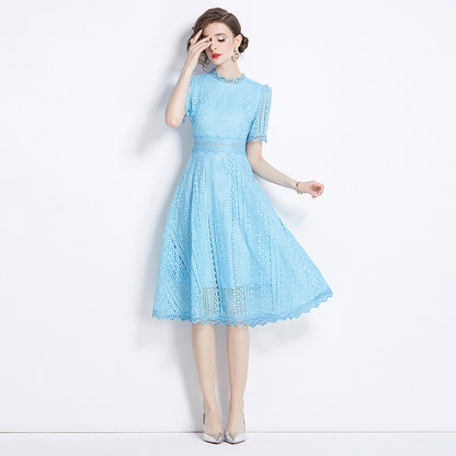 Lavinia french blue dress