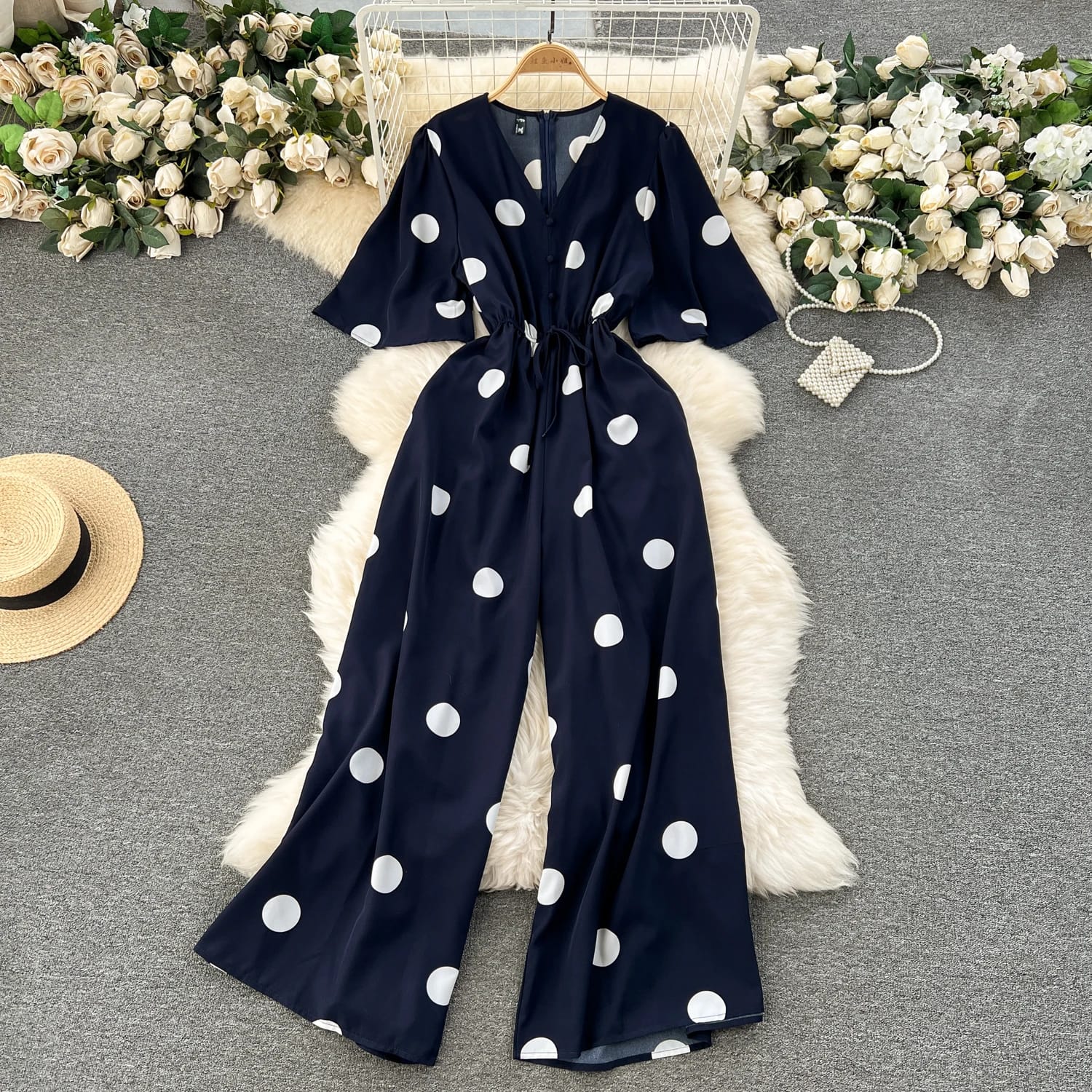 Luxury Polka Jumpsuit
