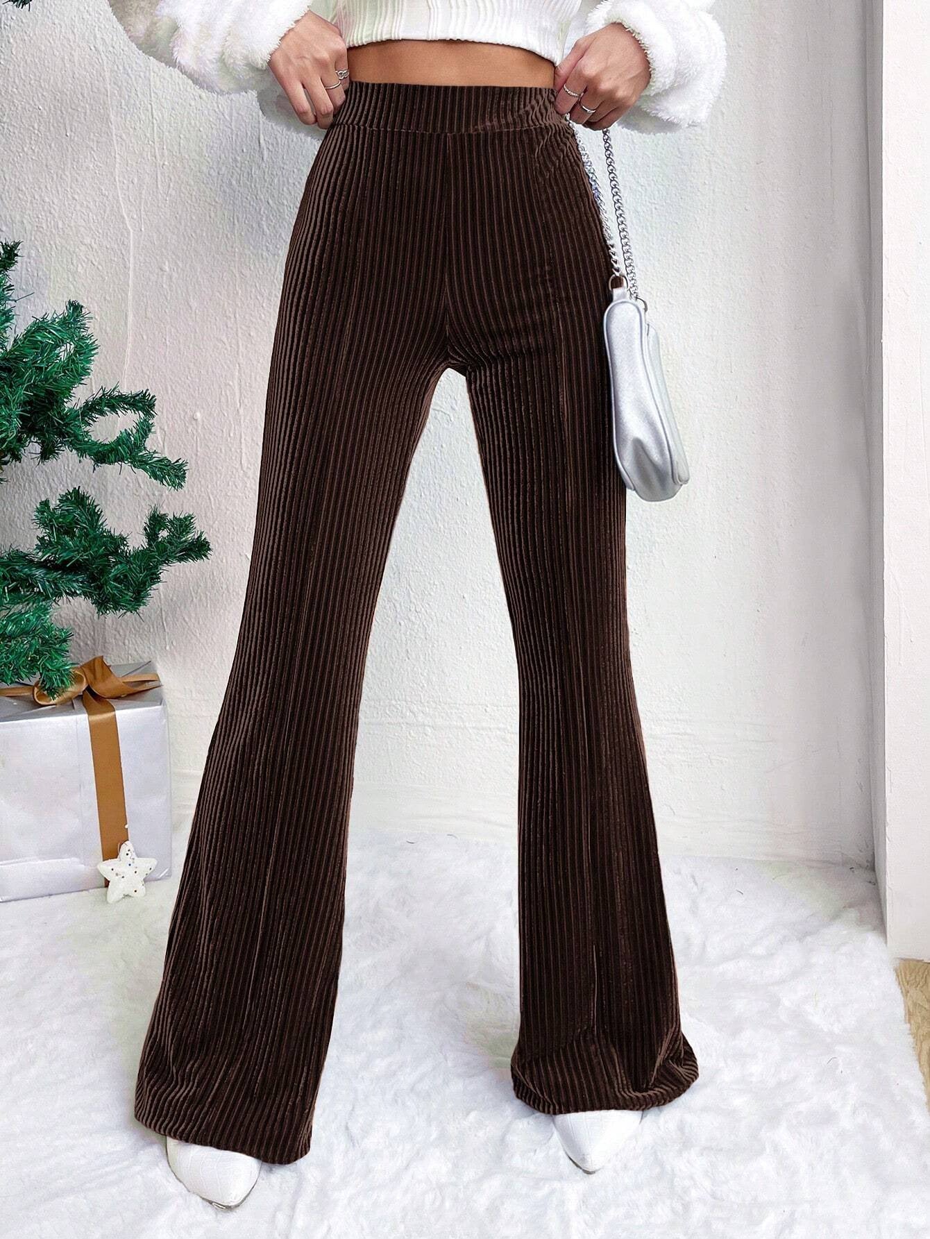 Celina Corduroy Bell-bottom Pants