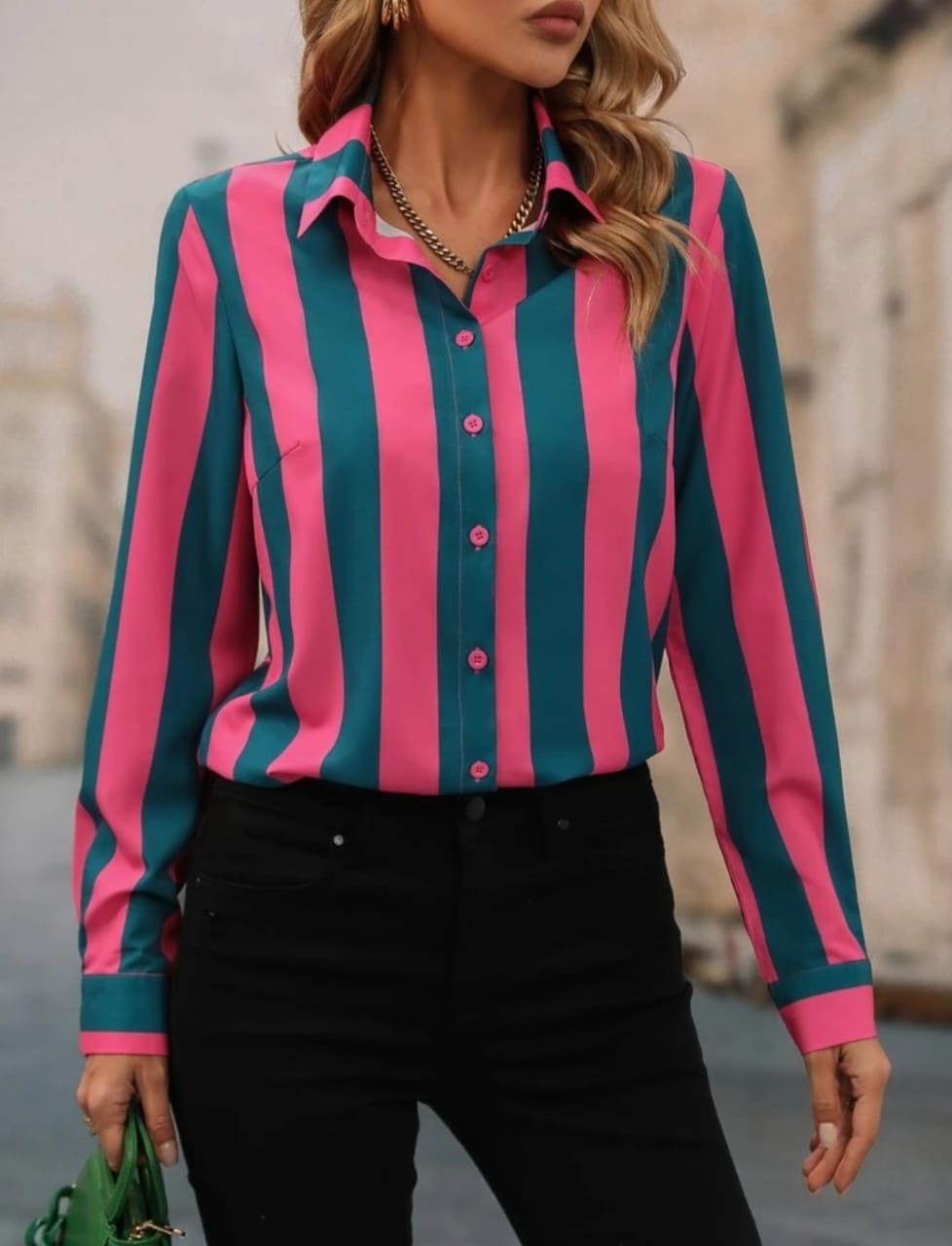 Kylee Luxury Stripe Shirt