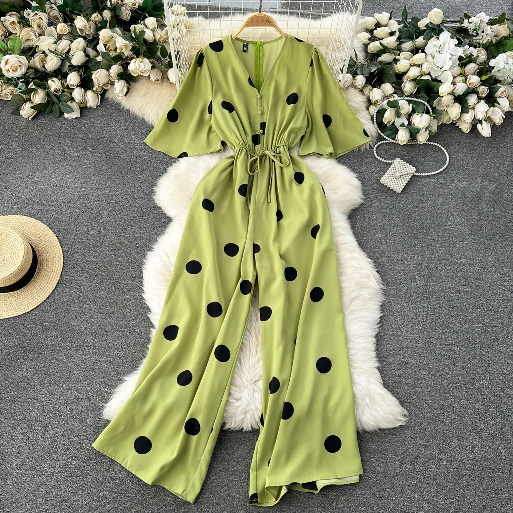 Luxury Polka Jumpsuit