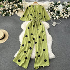 Luxury Polka Jumpsuit