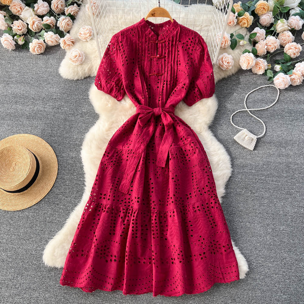 Lux Bubble Short-sleeved Dress