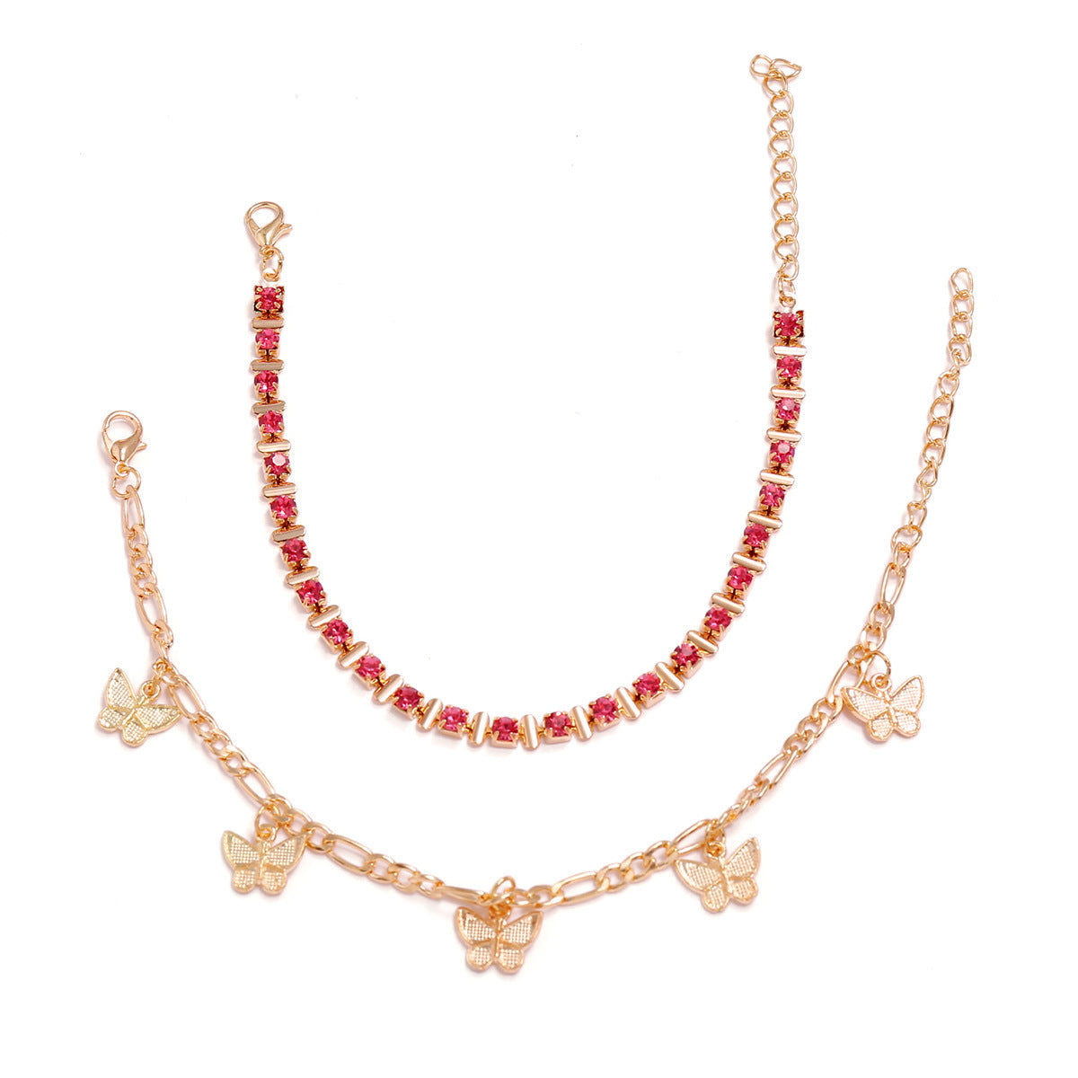 Butterfly tassel Anklet