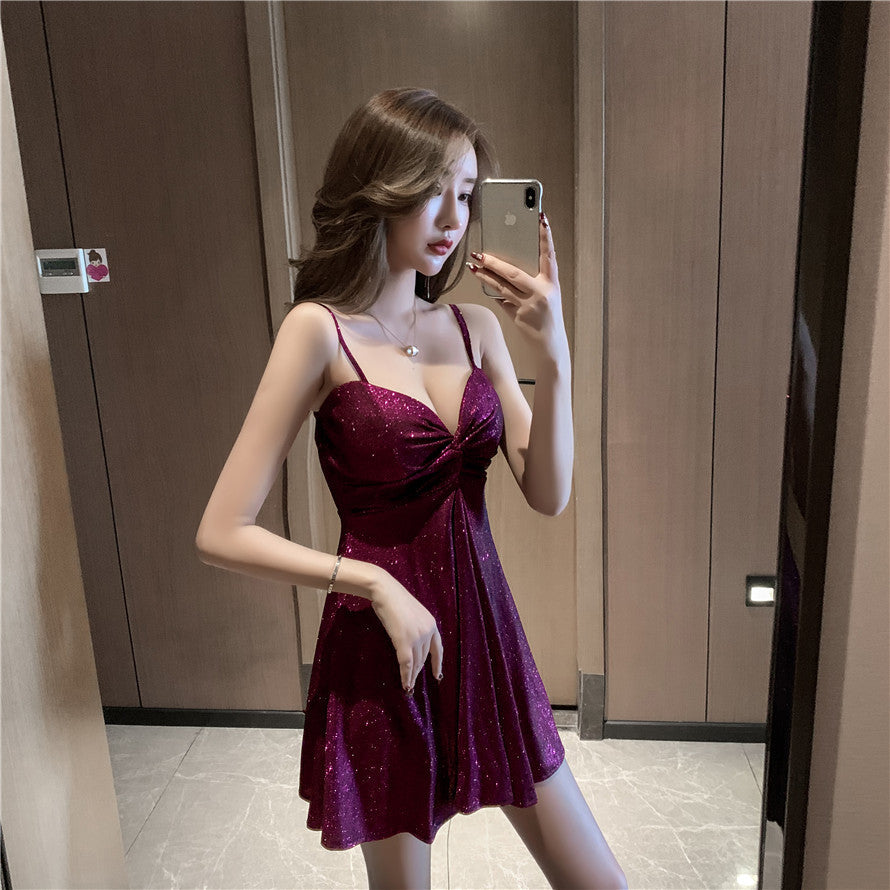 Freesia sparkle dress