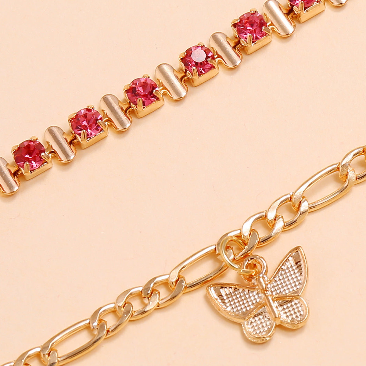 Butterfly tassel Anklet