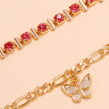 Butterfly tassel Anklet
