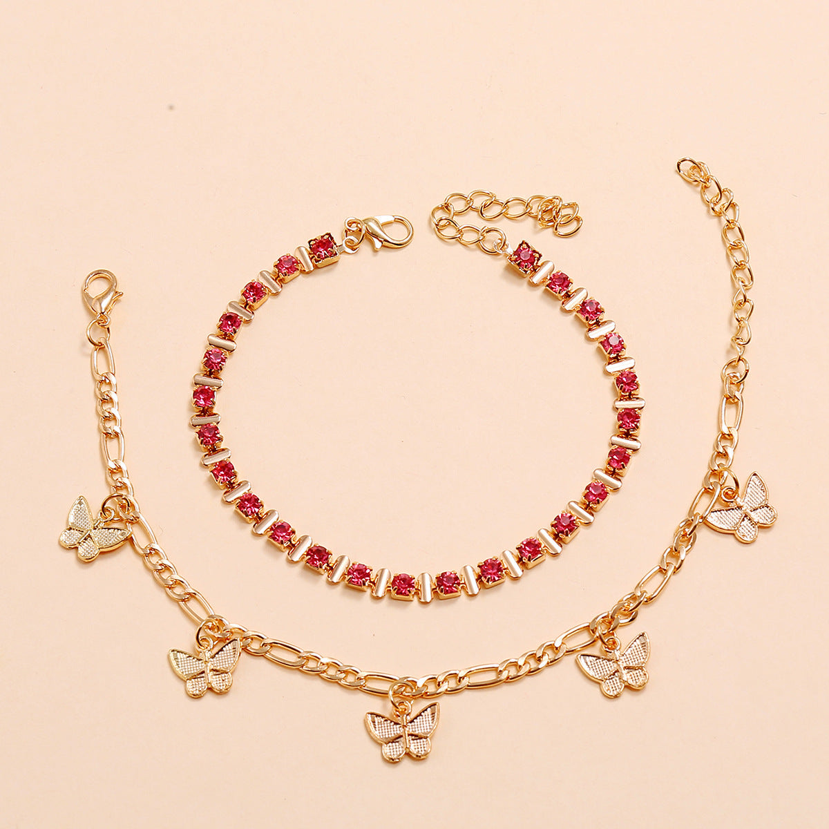 Butterfly tassel Anklet
