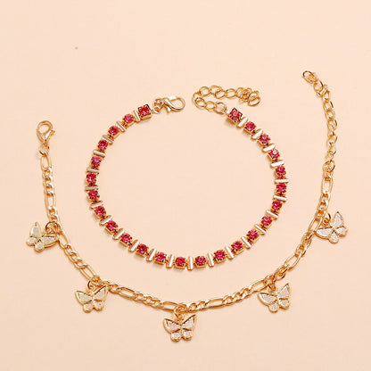 Butterfly tassel Anklet