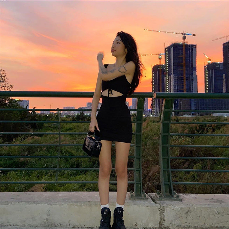 Obsidian Nights Cutout Dress