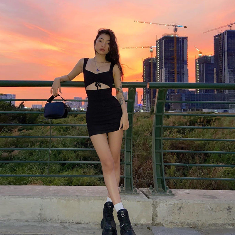 Obsidian Nights Cutout Dress