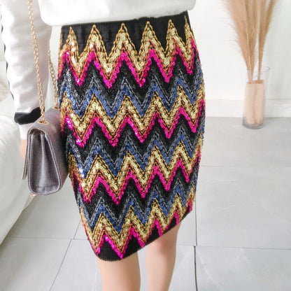 Seasa Sequin Skirt