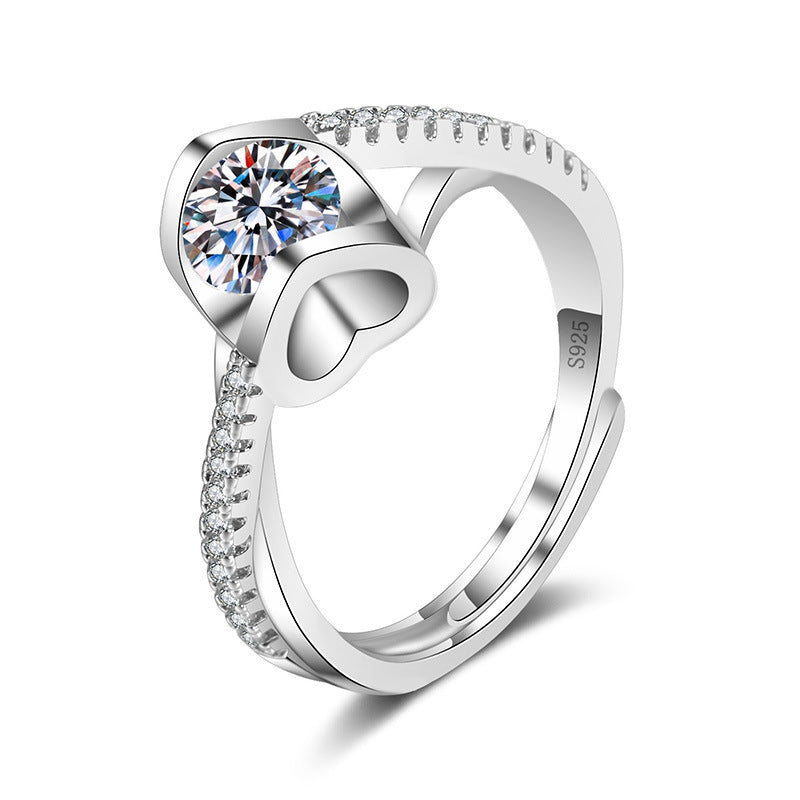 Moissan Diamond Ring