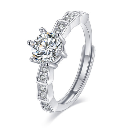 Moissan Diamond Ring
