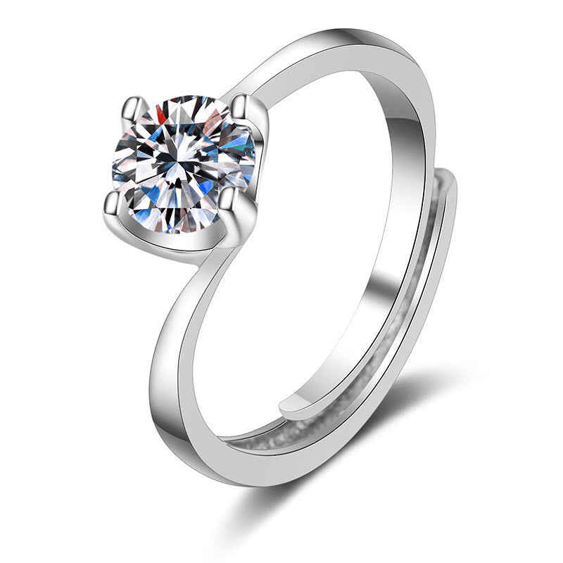 Moissan Diamond Ring