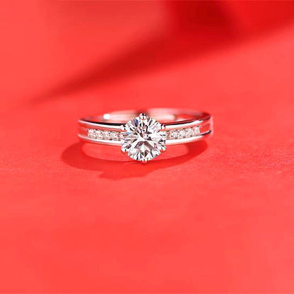 Moissan Diamond Ring