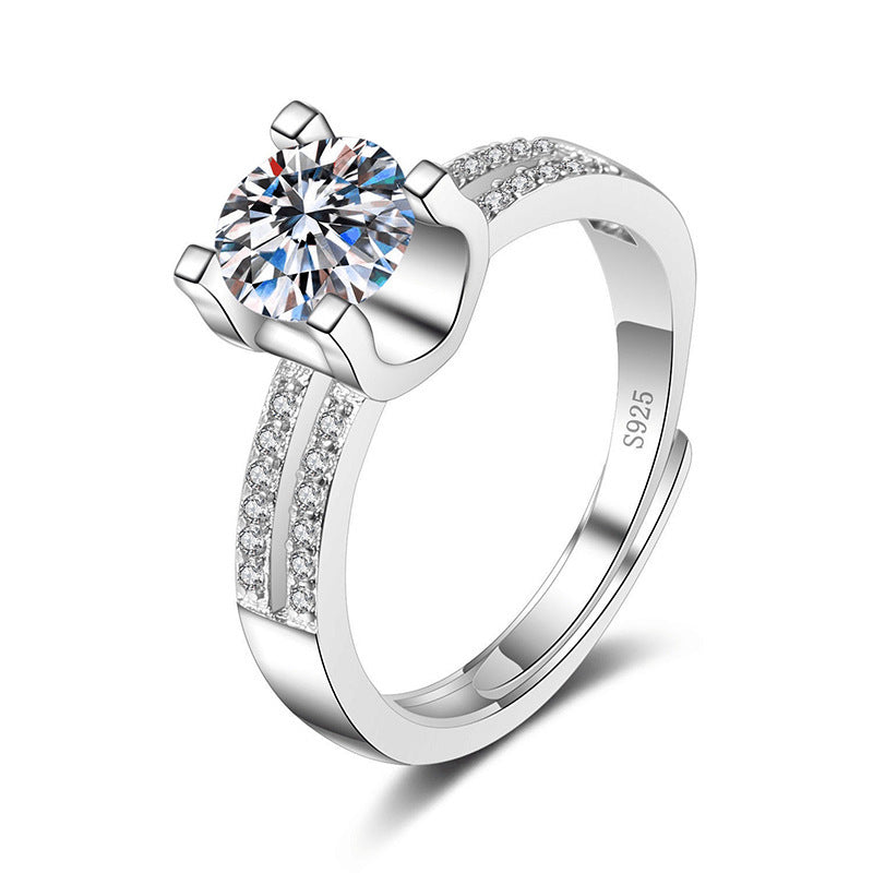 Moissan Diamond Ring