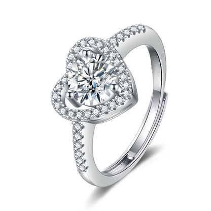 Moissan Diamond Ring