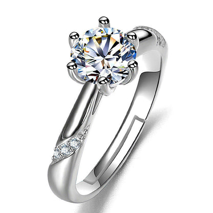 Moissan Diamond Ring