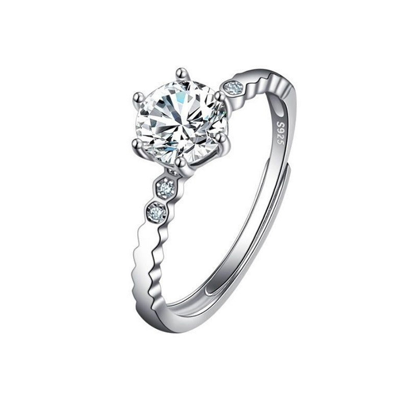 Moissan Diamond Ring