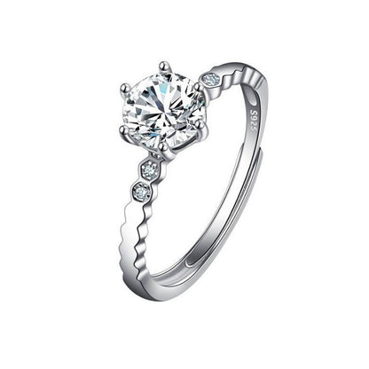 Moissan Diamond Ring