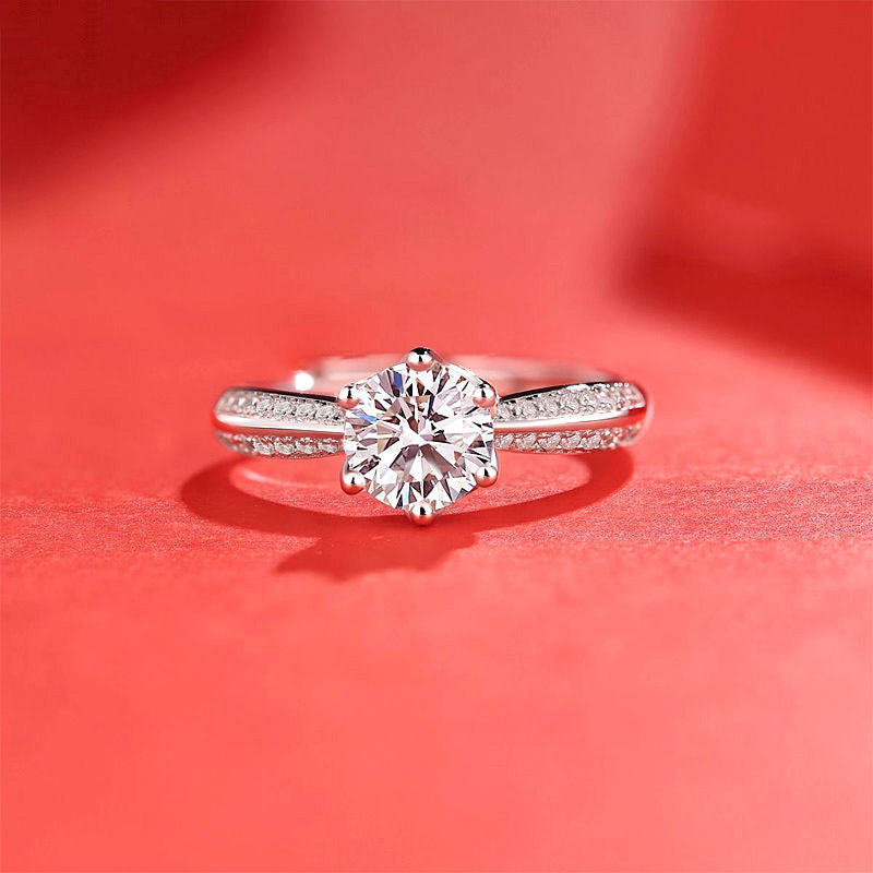 Moissan Diamond Ring