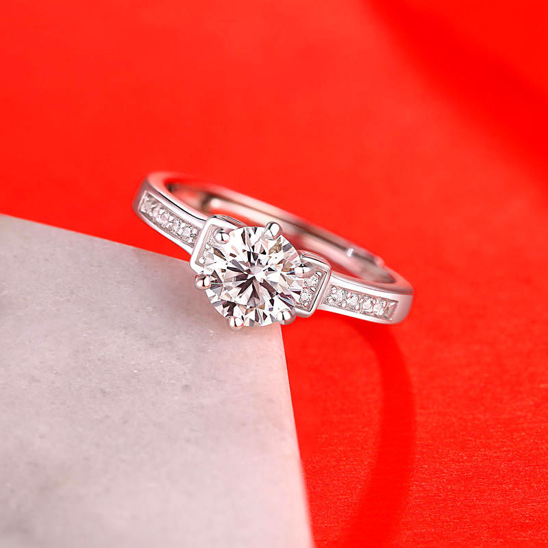 Moissan Diamond Ring