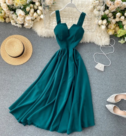 Ratih V-neck Halter Dress