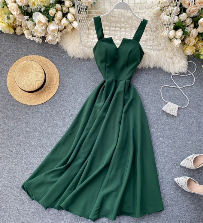 Ratih V-neck Halter Dress