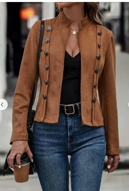 Retro Suede Coat