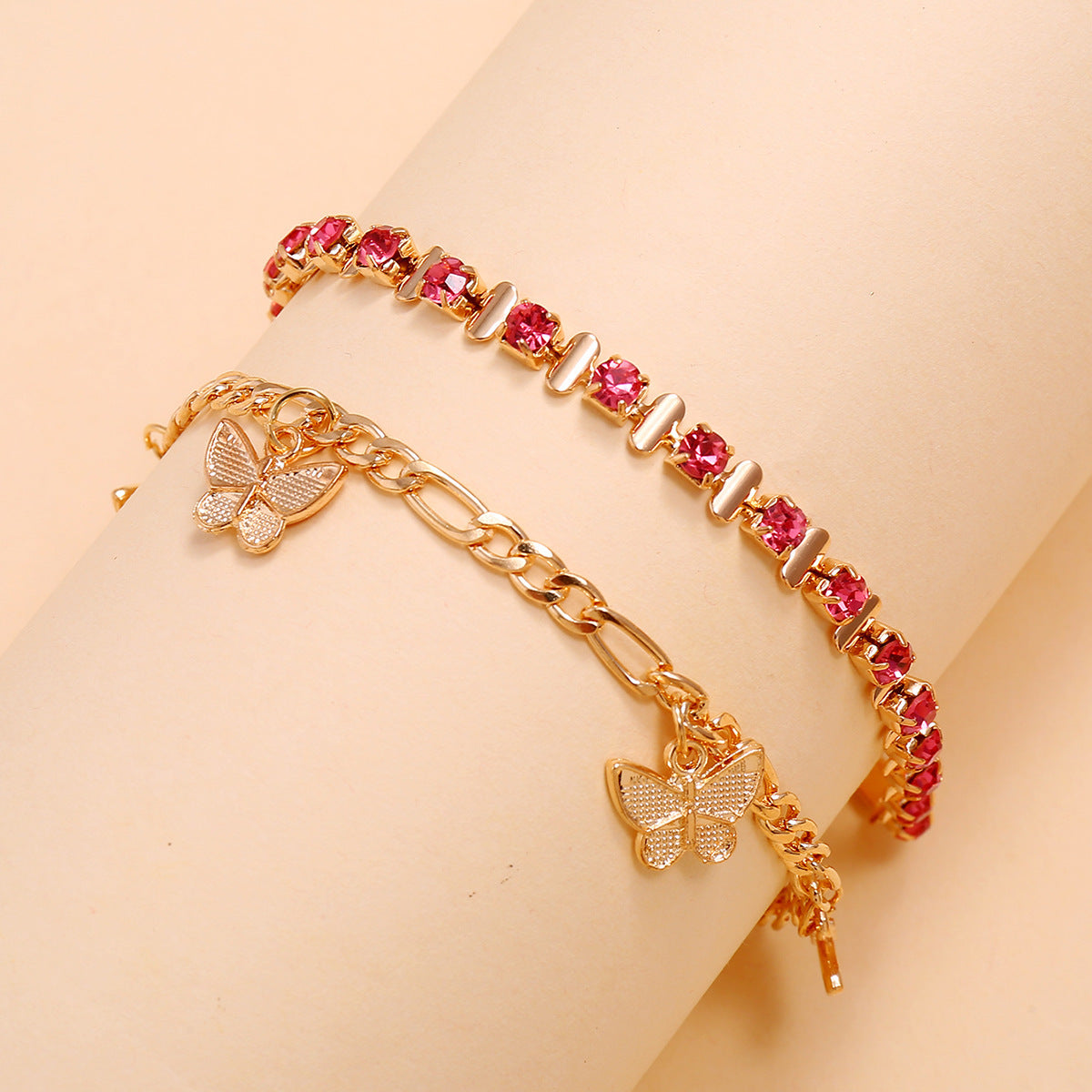 Butterfly tassel Anklet