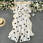 Luxury Polka Jumpsuit