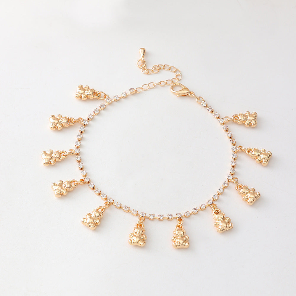 Shell Leaf Anklet