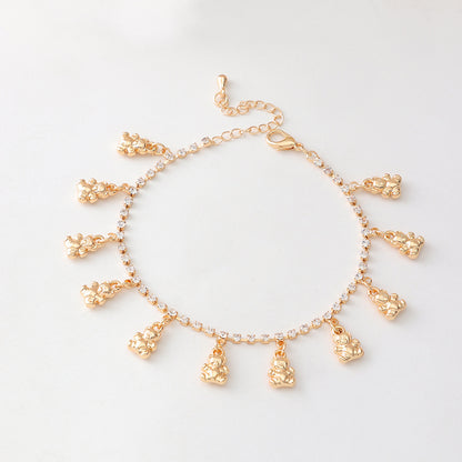 Shell Leaf Anklet