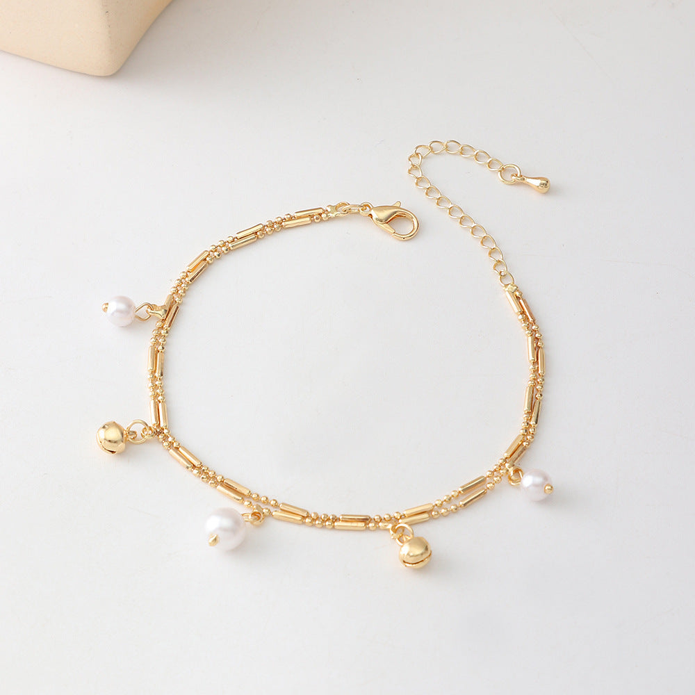 Shell Leaf Anklet