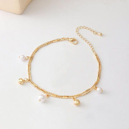 Shell Leaf Anklet