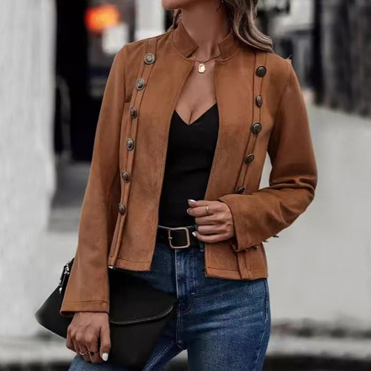 Retro Suede Coat