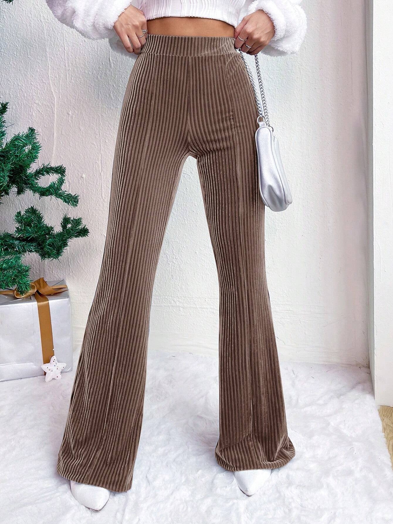 Celina Corduroy Bell-bottom Pants
