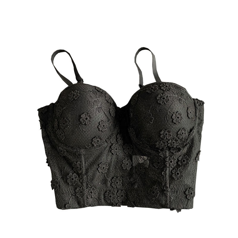 Vale Push Up Fishbone Bra Top