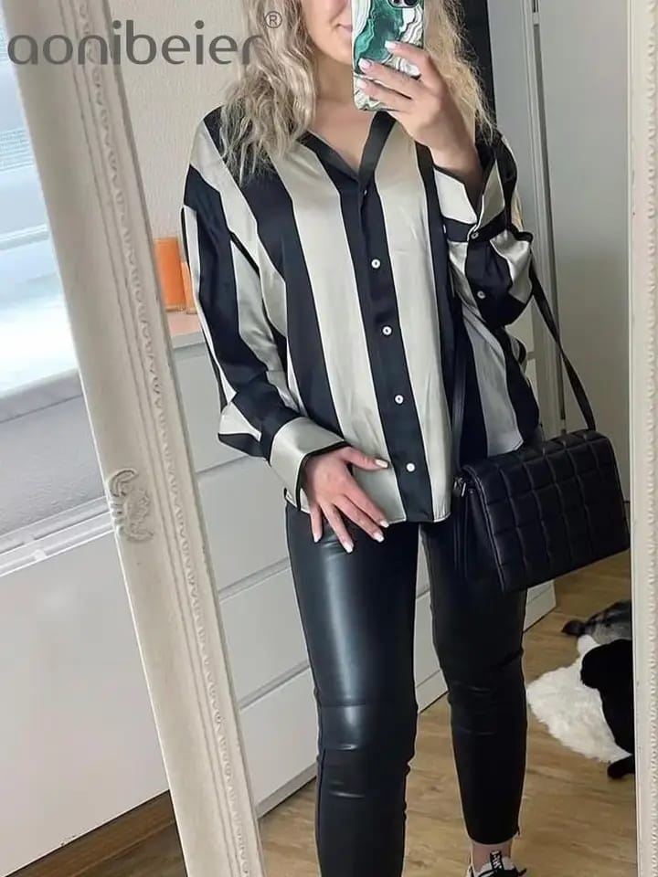 Kylee Luxury Stripe Shirt