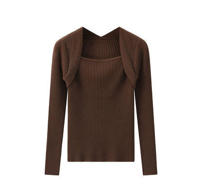 Aria Trendy Knit Layered Top