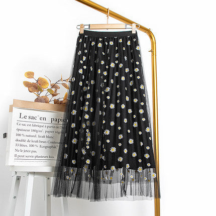 Daisy Chiffon A- Line Skirt
