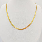 18K Gold Stainless Steel Chain Blade