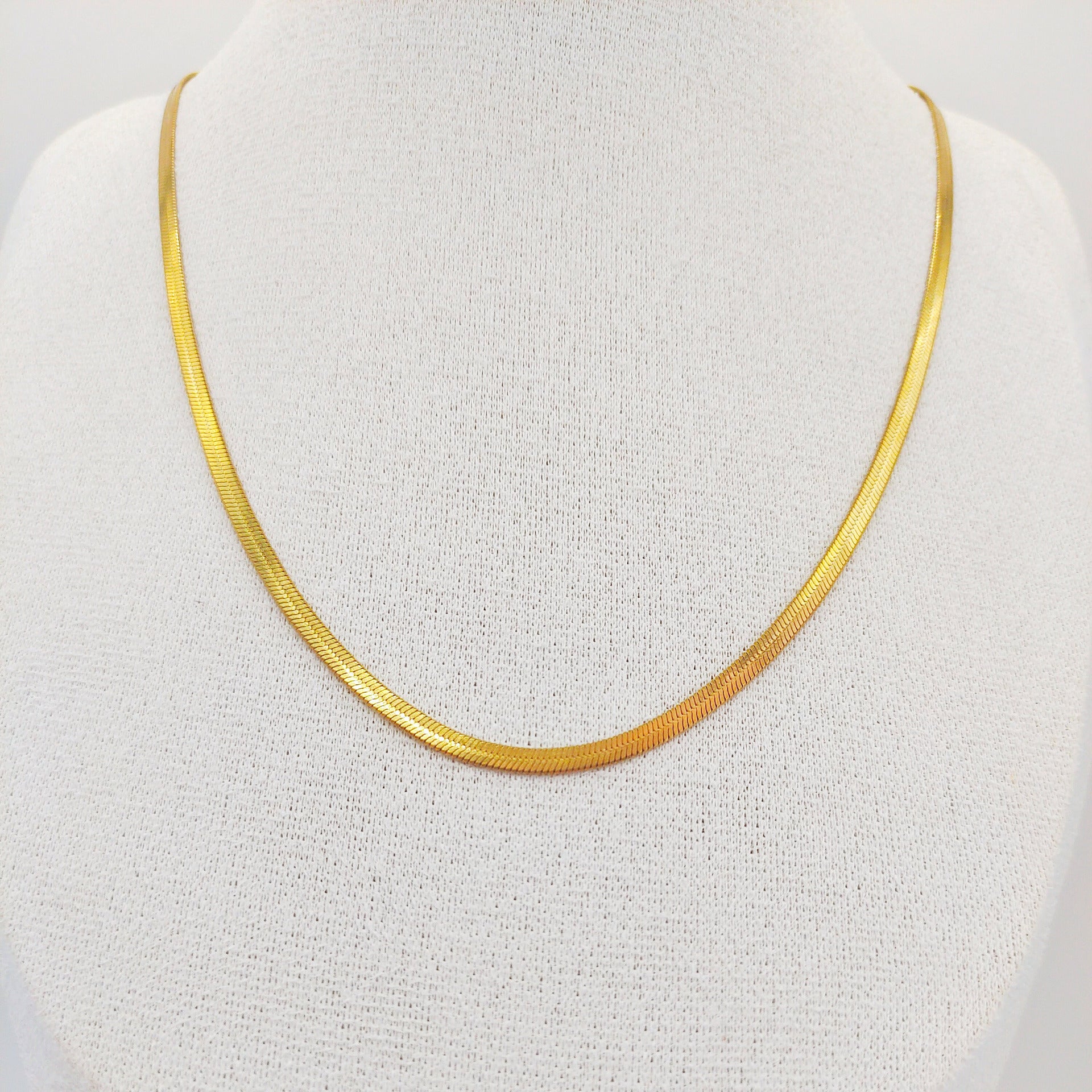 18K Gold Stainless Steel Chain Blade